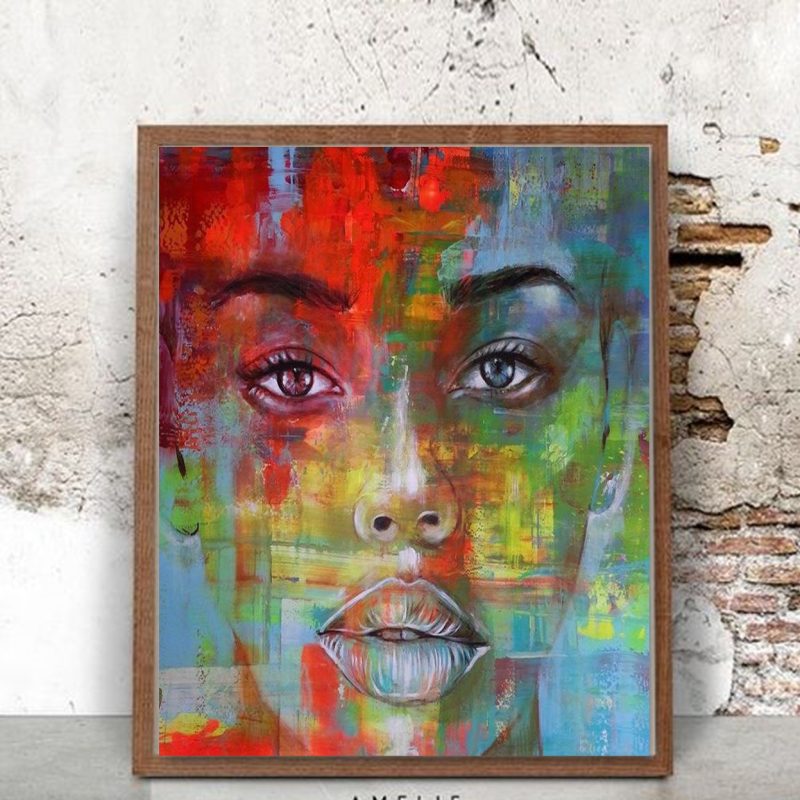 Cuadro decorativo "Rostro de mujer"