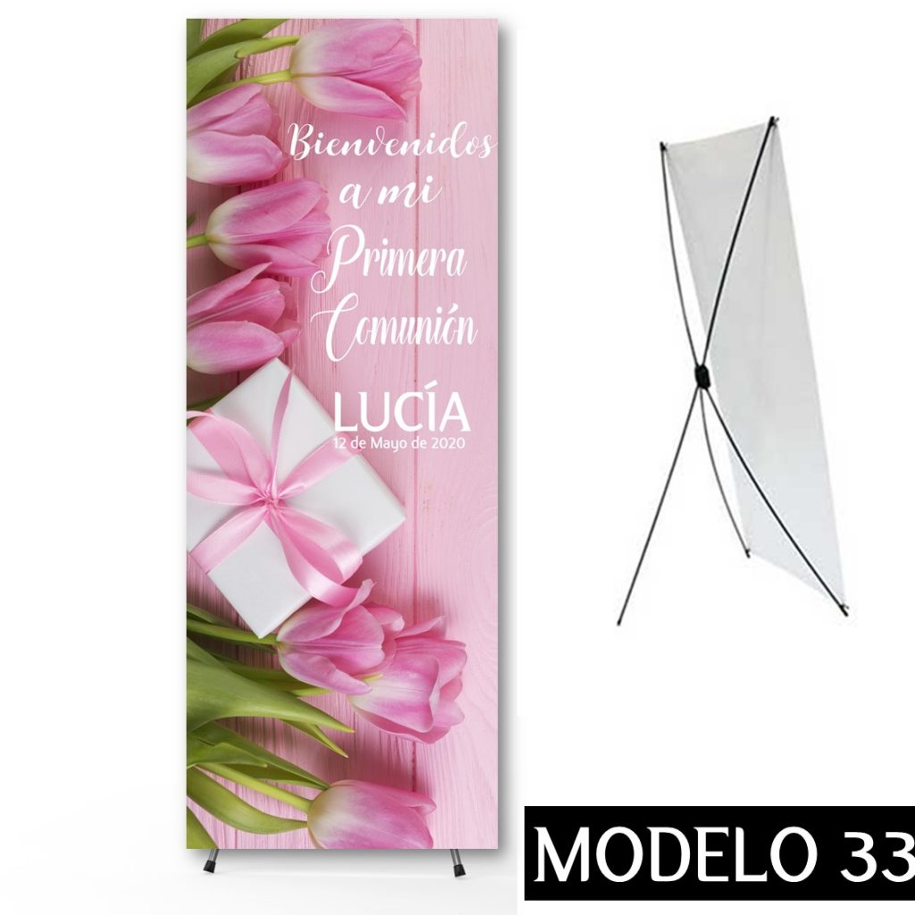 Cartel Banner para Comunión. Modelo 33. Tamaño 60 x 160 cm.