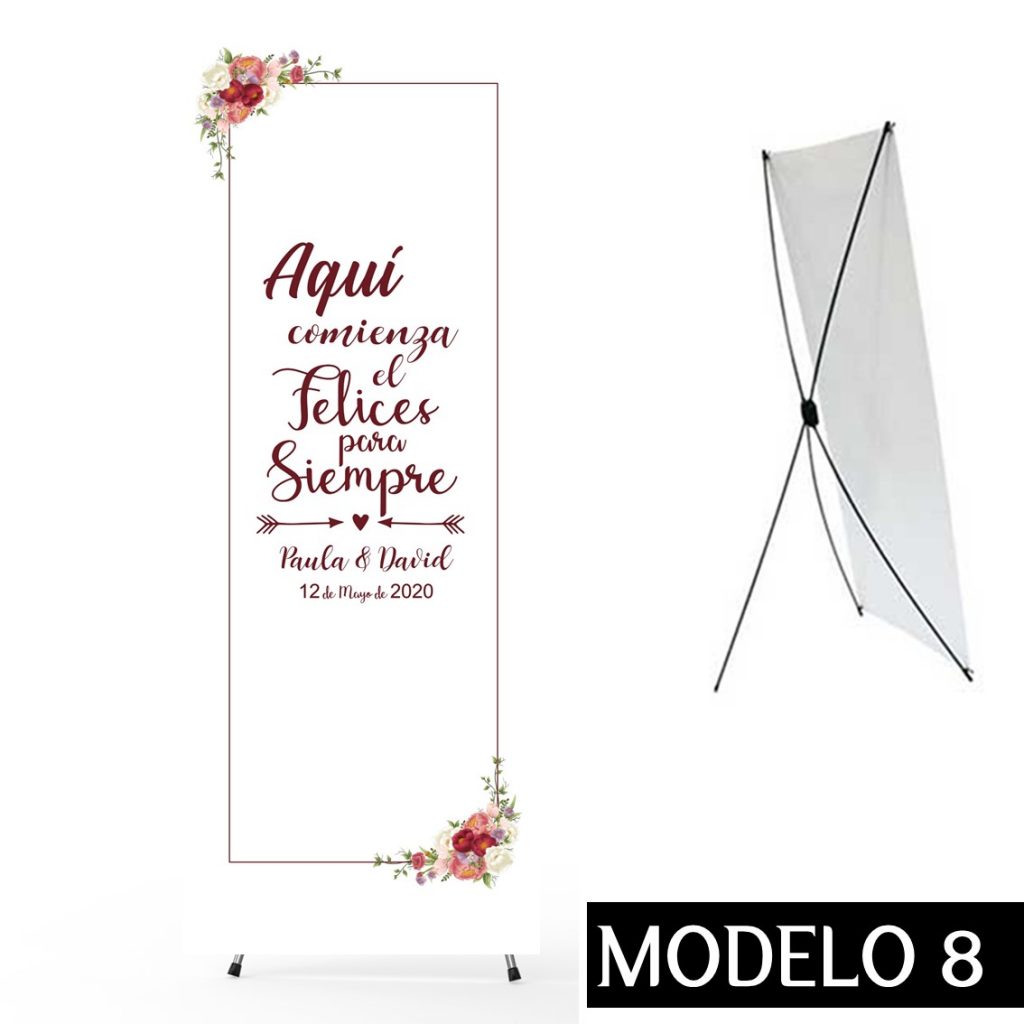 Cartel Banner para Comunión. Modelo 8. Tamaño 60 x 160 cm