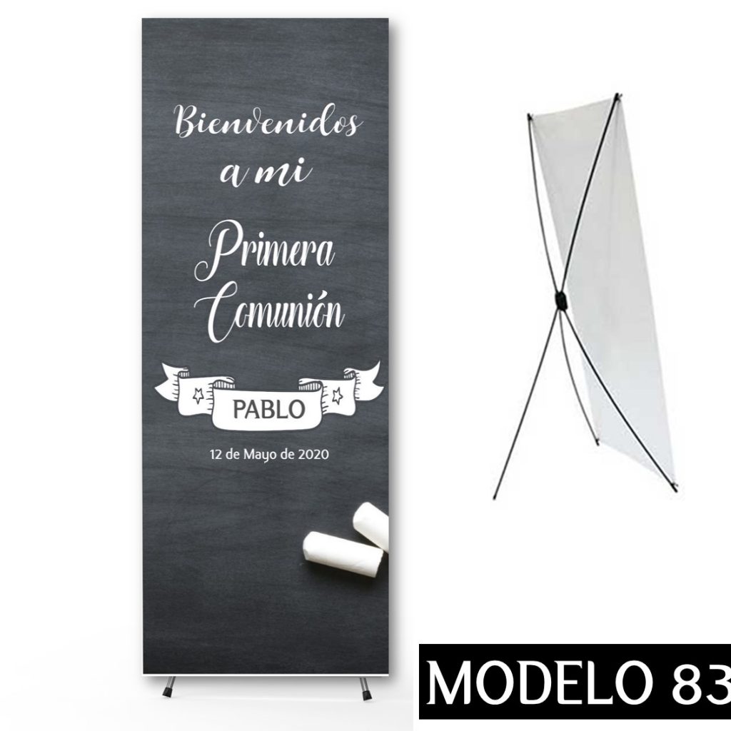 Cartel Banner para Comunión. Modelo 83. Tamaño 60 x 160cm.
