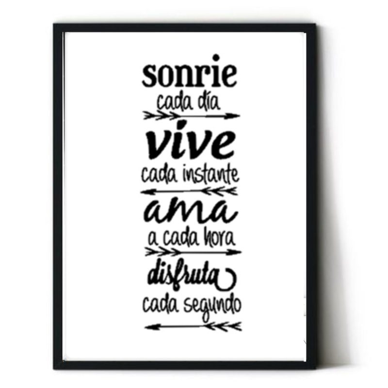 sonrie vive ama disfruta