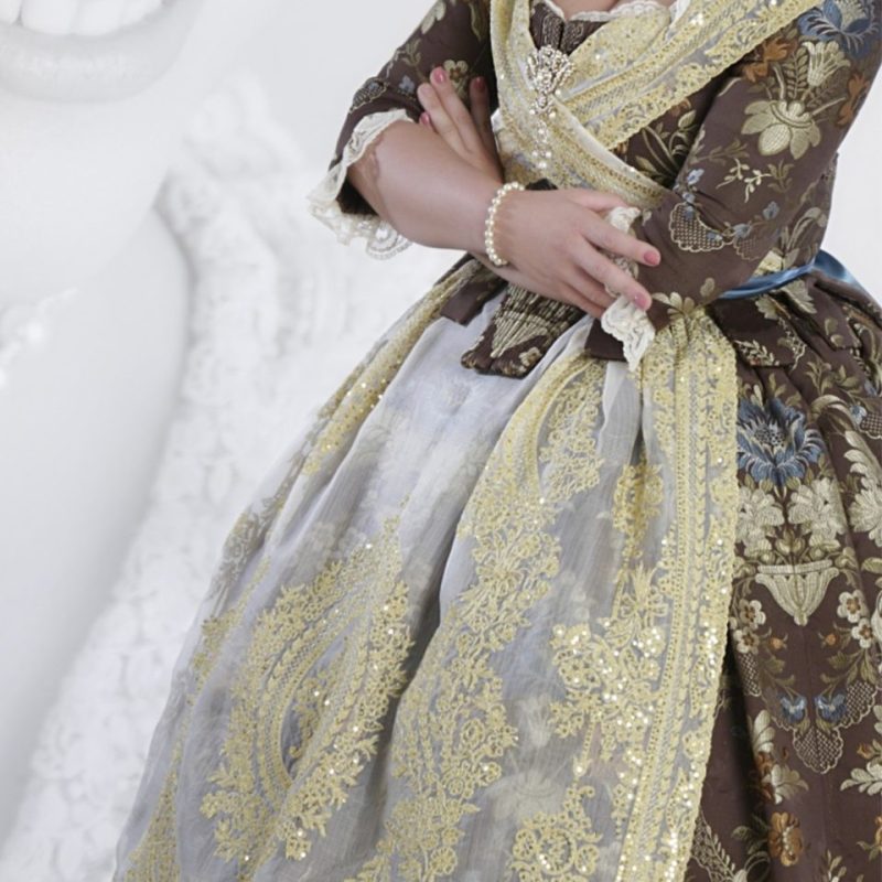 Cartel Banner con Foto. Fallera/o Tamaño 60 x 160 cm