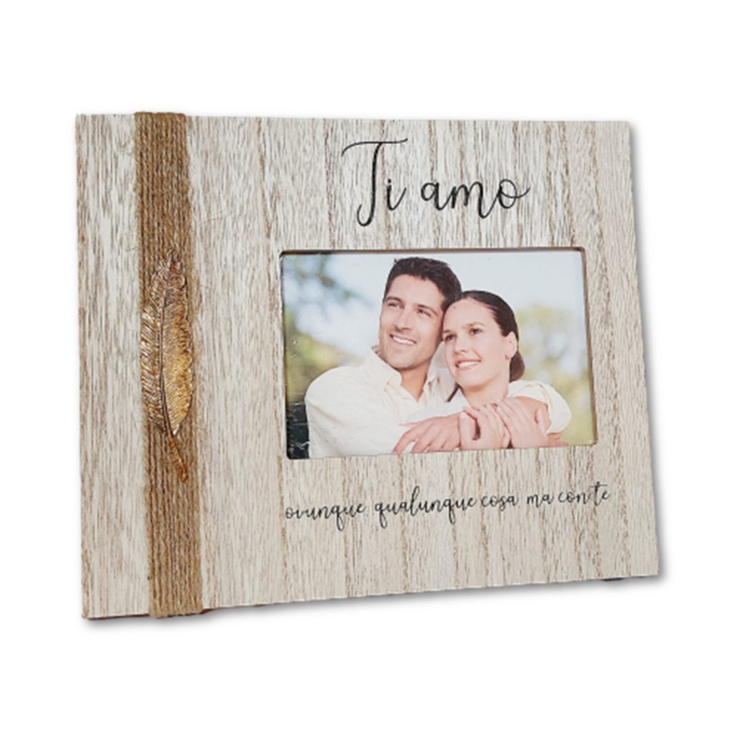 Marco Fotos Novios. Portafotos frase amor italiano. Regalo San Valentin.Aniversario.Regalos en pareja