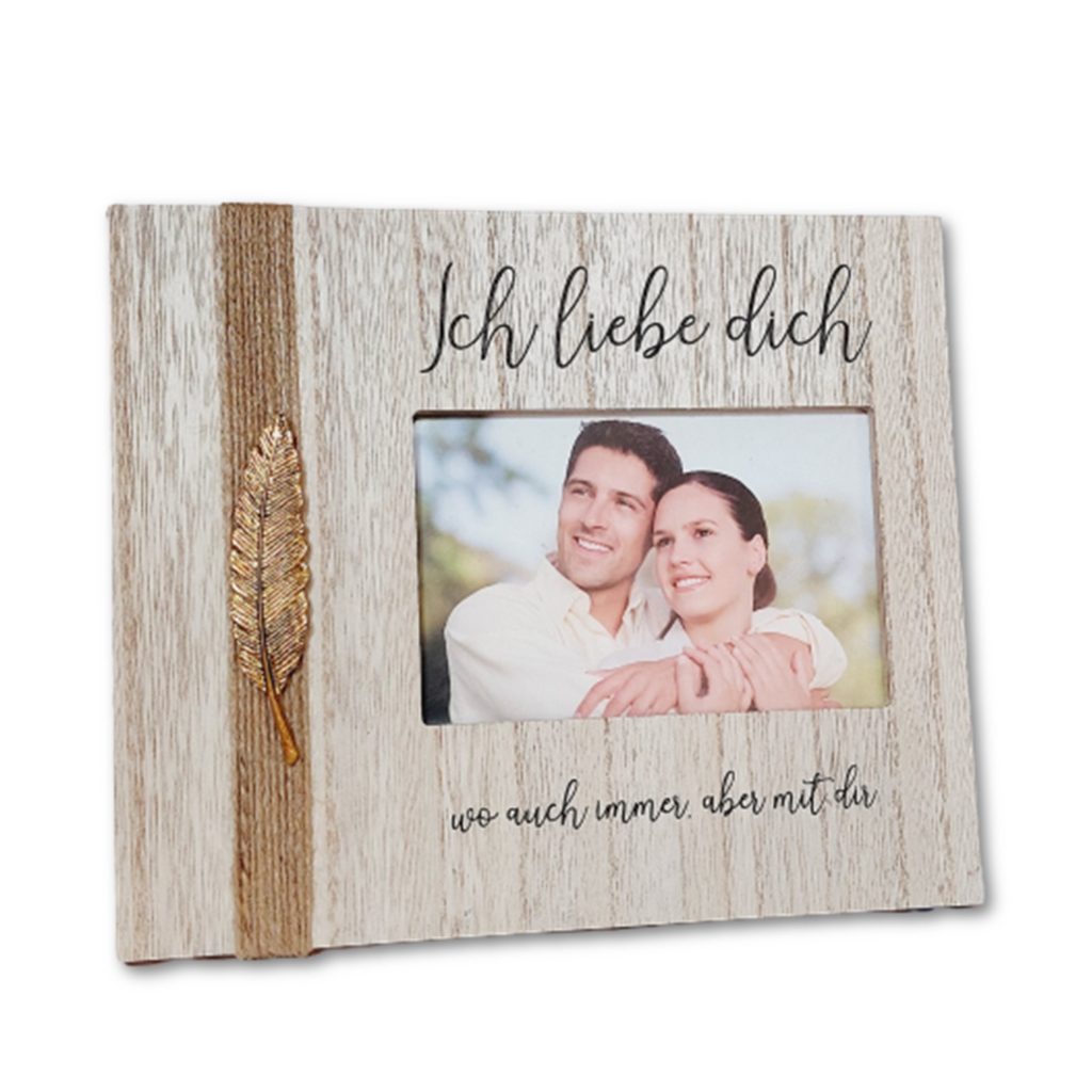 Marco Fotos Novios. Portafotos frase amor alemán. Regalo San Valentin.Aniversario.Regalos en pareja