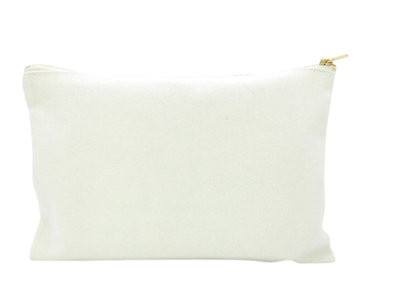 Pack 5 Organizadores de Viaje, Personalizables. Invitados Boda. Neceser Mujer, Bolsa de Aseo Niñas. (Blanco - Dorado, 20 X 14) - Imagen 3