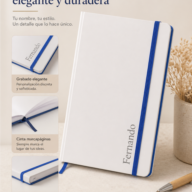 Libreta Personalizada. Cuaderno A5 personalizado. Libreta bonita.