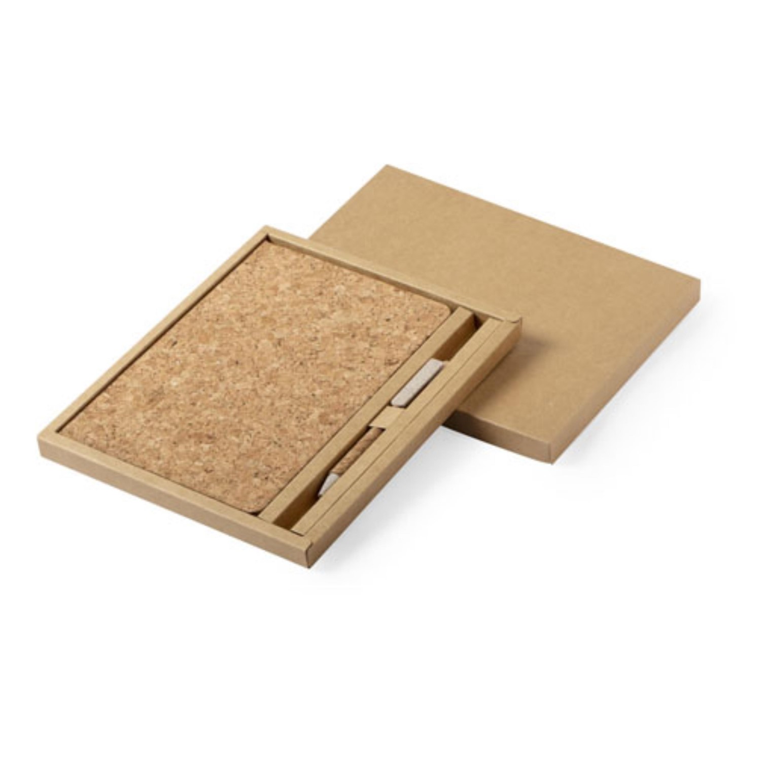 Cuaderno A5 de Corcho con Bolígrafo, 80 Hojas Blancas, Libreta Personalizada con Caja de Regalo. - Imagen 5